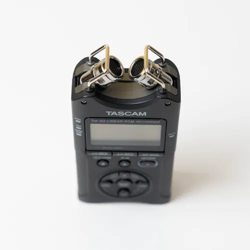 thumbnail-1 for Tascam DR-40 4-Track Portable Audio Recorder + Accessories