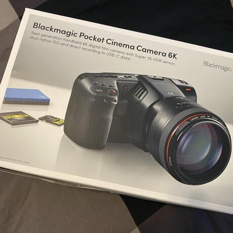 thumbnail-4 for Pocket Cinema Camera 6K EF Mount kit w/Core SWX battery, T5 SSD, and Smallrig Cage
