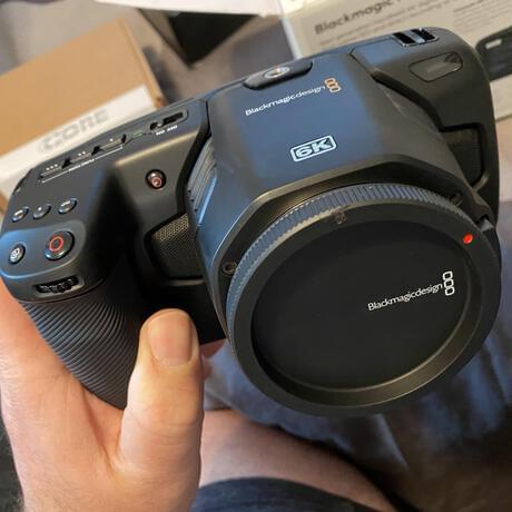thumbnail-7 for Pocket Cinema Camera 6K EF Mount kit w/Core SWX battery, T5 SSD, and Smallrig Cage