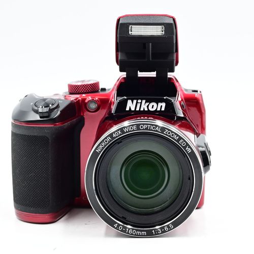 thumbnail-1 for Nikon Coolpix B500 16MP Digital Camera w/40x Zoom Red