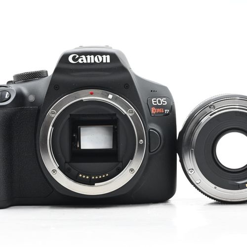 thumbnail-2 for Canon EOS Rebel T7 24.1MP Digital SLR Camera Kit w/ 50mm f1.8 STM Lens