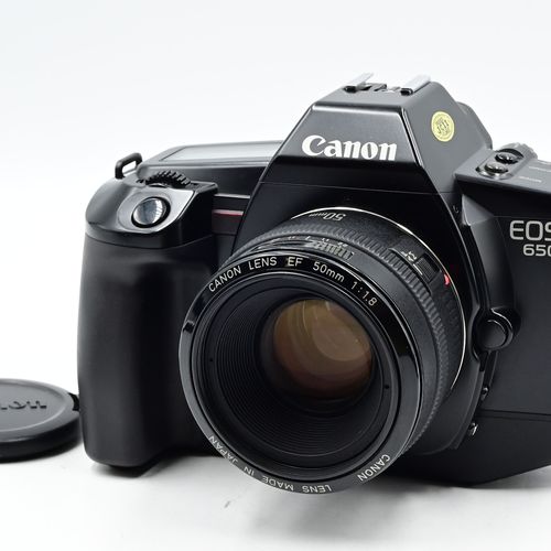 Canon EOS 650 SLR Film Camera Kit w/ 50mm f1.8 Lens