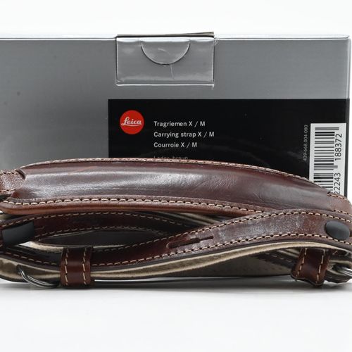 Leica 18837 Leather Neck Strap for Leica X, X-E Camera (Brown)