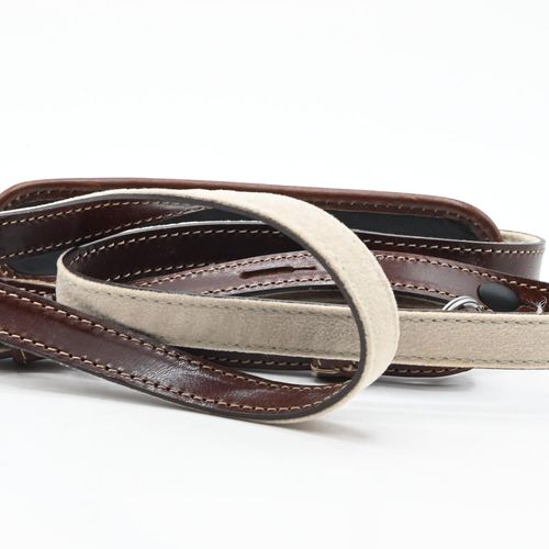 thumbnail-3 for Leica 18837 Leather Neck Strap for Leica X, X-E Camera (Brown)