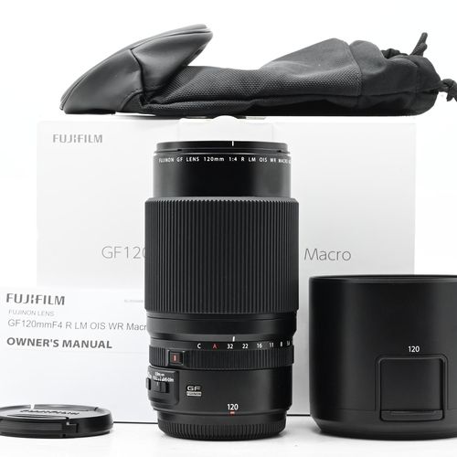 Fujifilm Fujinon GF 120mm f4 R LM OIS WR Lens Macro (G-Mount, GFX)