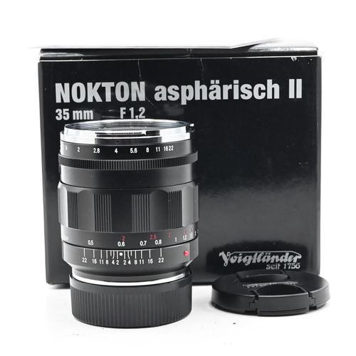 Voigtlander 35mm f1.2 Nokton Aspherical II Lens Leica M