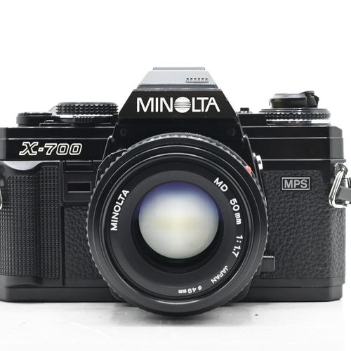 thumbnail-1 for Minolta X-700 SLR Film Camera Kit w/ MD 50mm f1.7 Lens