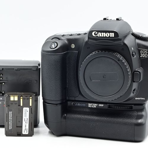 thumbnail-0 for Canon EOS 20D 8.2MP Digital SLR Camera Body w/BG-E2 Grip