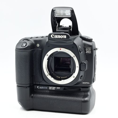 thumbnail-1 for Canon EOS 20D 8.2MP Digital SLR Camera Body w/BG-E2 Grip