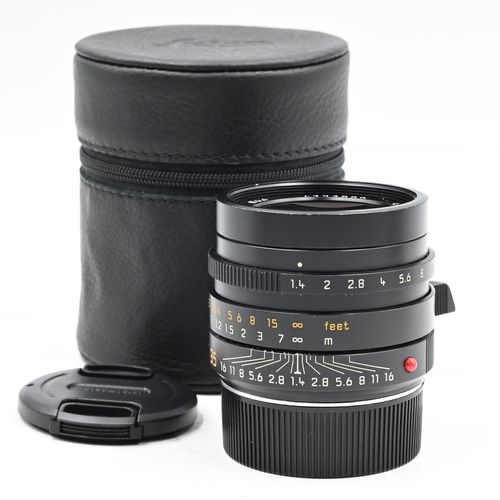 thumbnail-0 for Leica 11663 35mm f1.4 Summilux-M ASPH FLE 6-Bit Lens Black E46