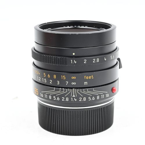 thumbnail-2 for Leica 11663 35mm f1.4 Summilux-M ASPH FLE 6-Bit Lens Black E46