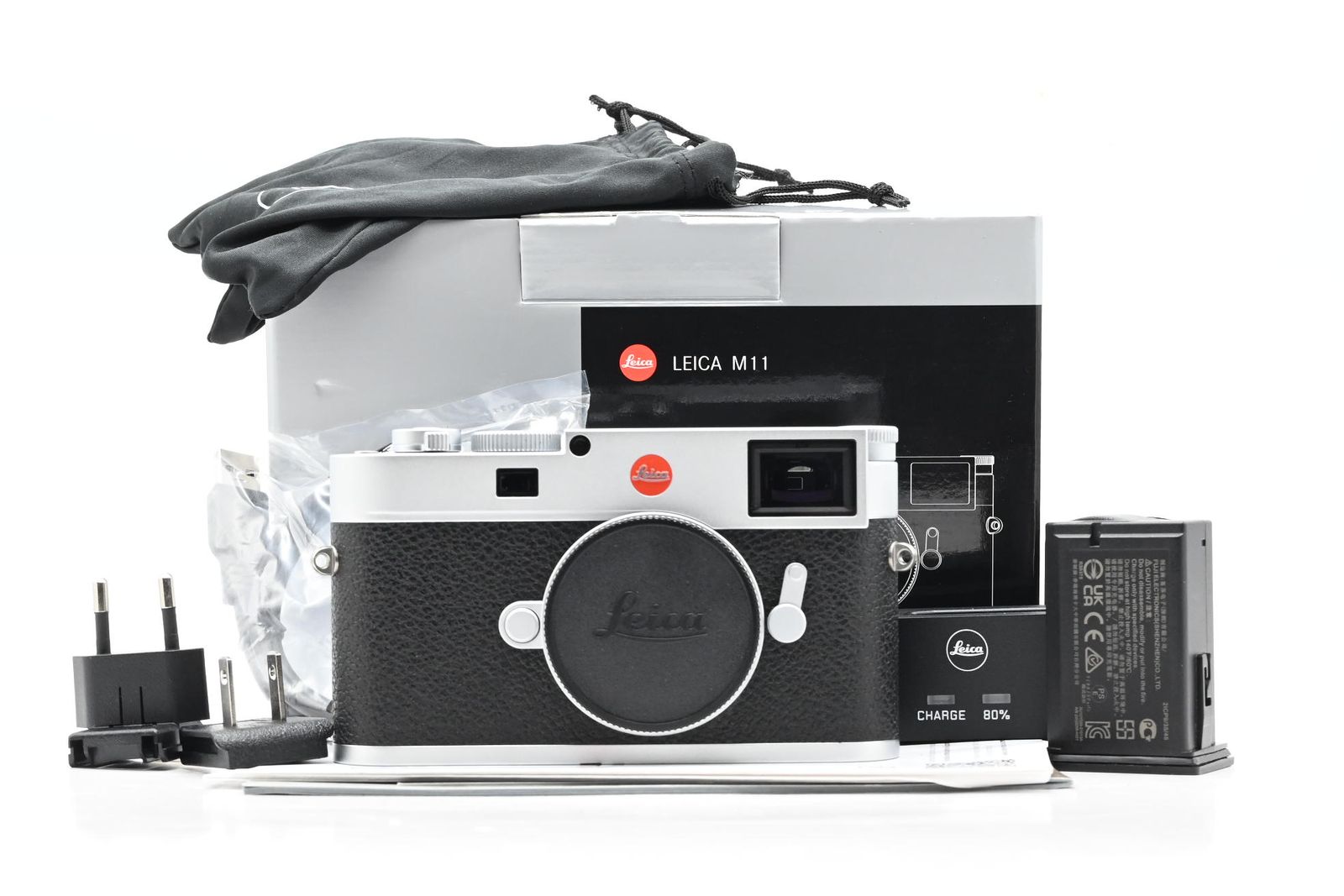 Leica 20201 M11 Type 2416 60MP Digital Rangefinder Camera Body Silver