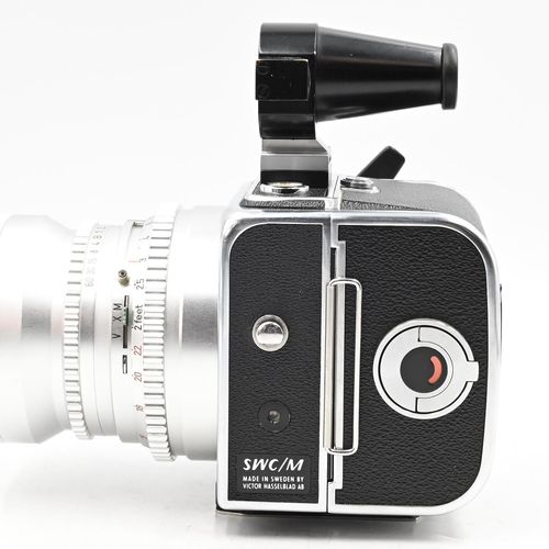 thumbnail-2 for Hasselblad SWC/M Chrome Medium Format Camera w/38mm Lens, Finder + A12 Back