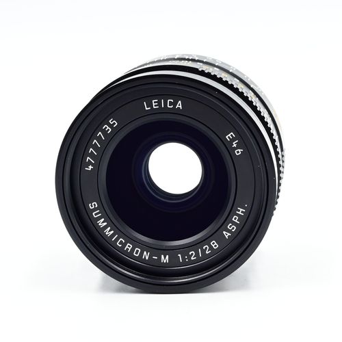 thumbnail-6 for Leica 11672 28mm f2 Summicron-M ASPH 6-Bit E46 Lens Black