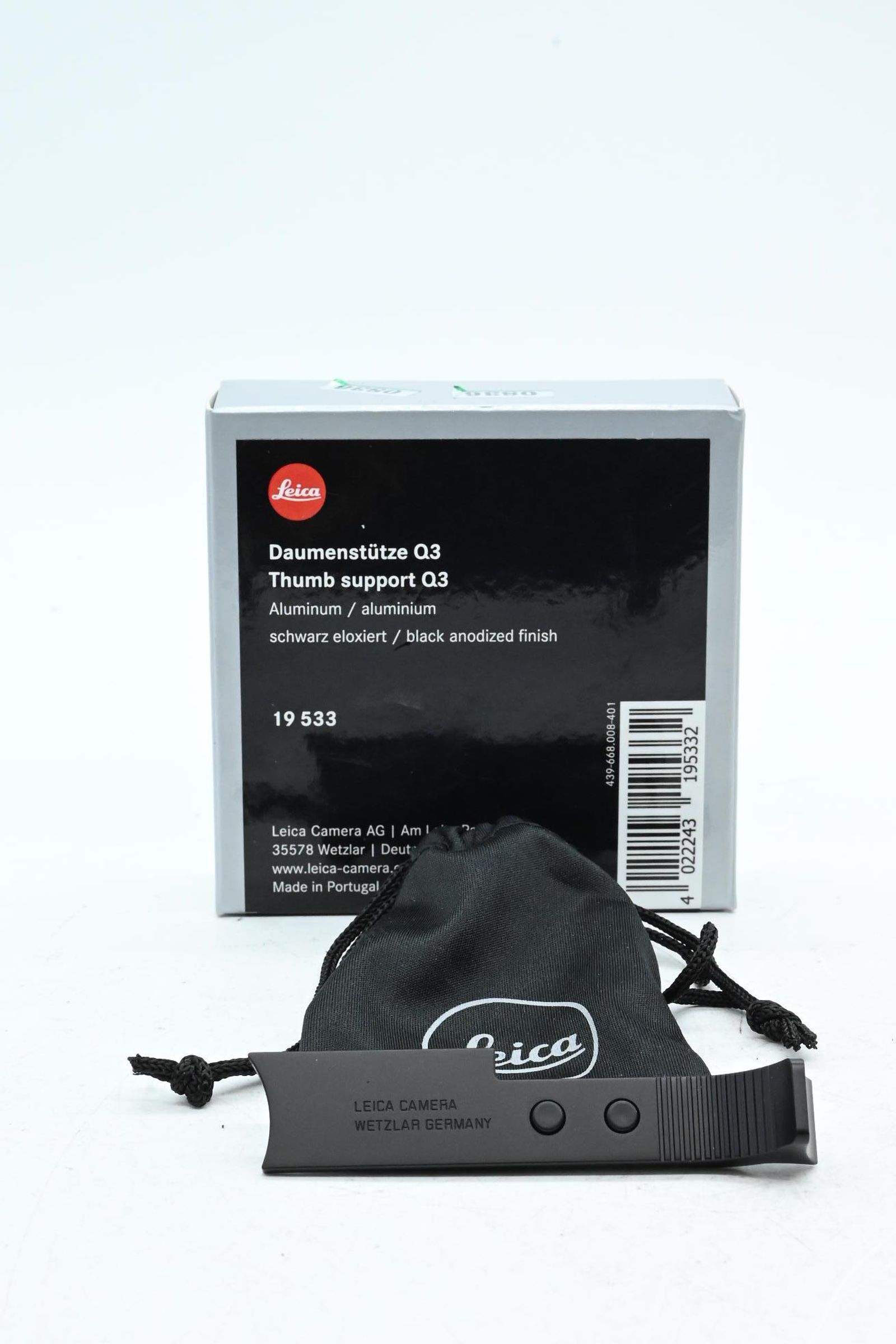 Leica 19533 Q3 Thumb Support Black