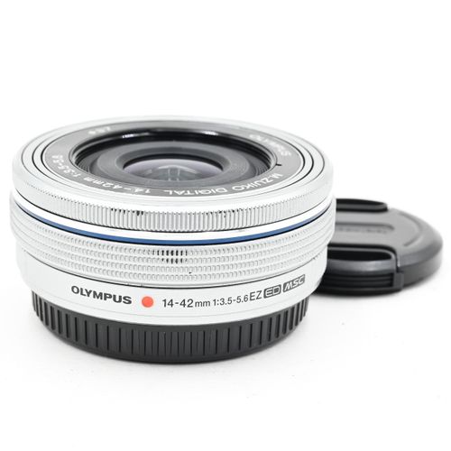 thumbnail-0 for Olympus Digital 14-42mm f3.5-5.6 M. Zuiko EZ ED MSC Lens MFT Silver