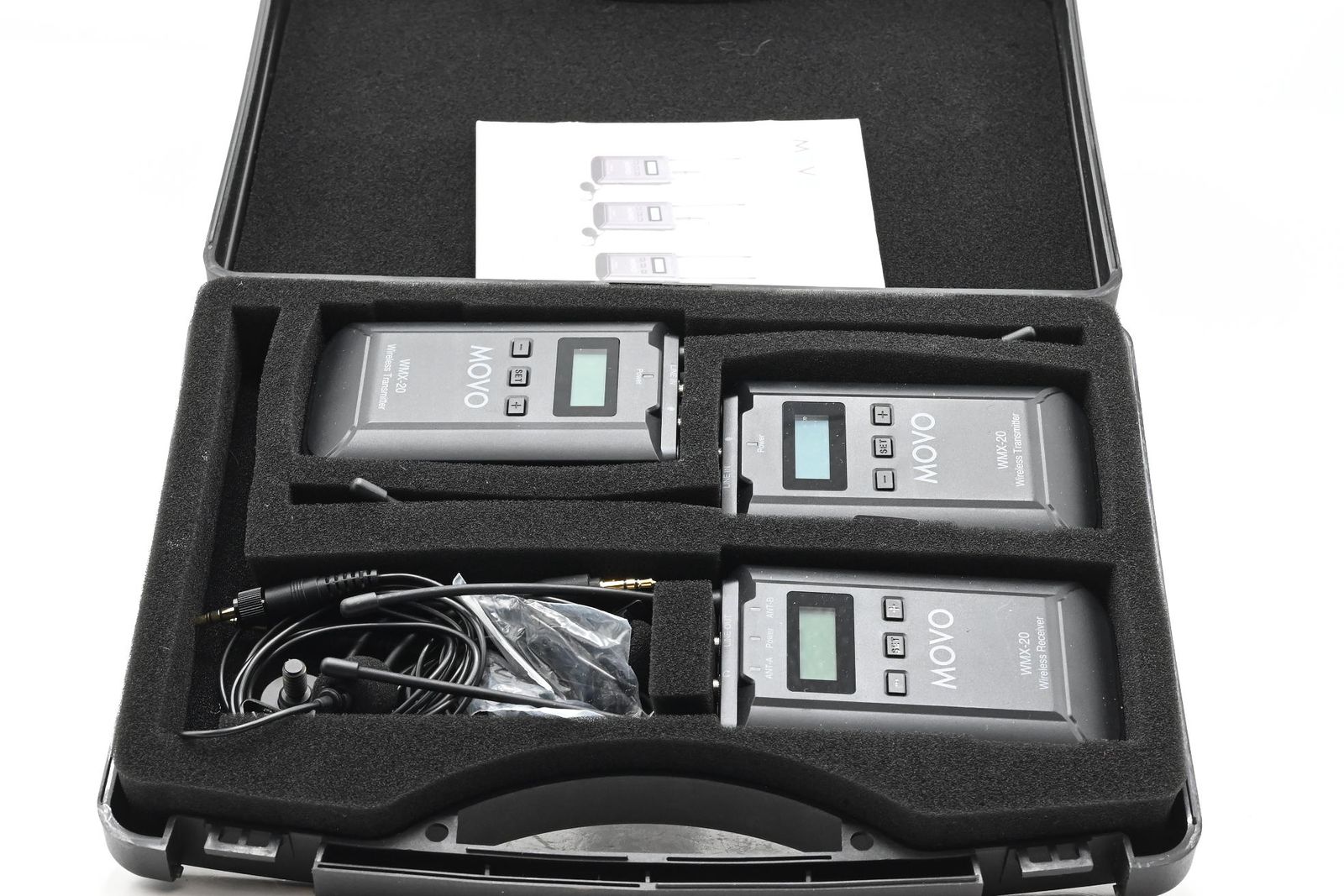 Movo WMX-20-DUO Wireless Microphone System (UHF: 556.71 to 595.66 MHz)