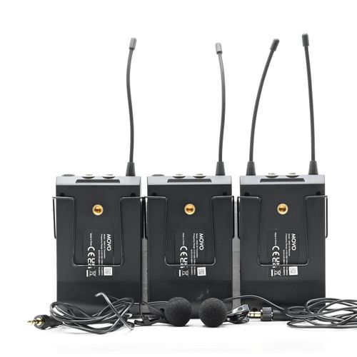 thumbnail-2 for Movo WMX-20-DUO Wireless Microphone System (UHF: 556.71 to 595.66 MHz)