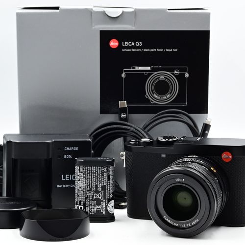 thumbnail-0 for Leica Q3 60MP Digital Camera with 28mm f1.7 Summilux ASPH Lens