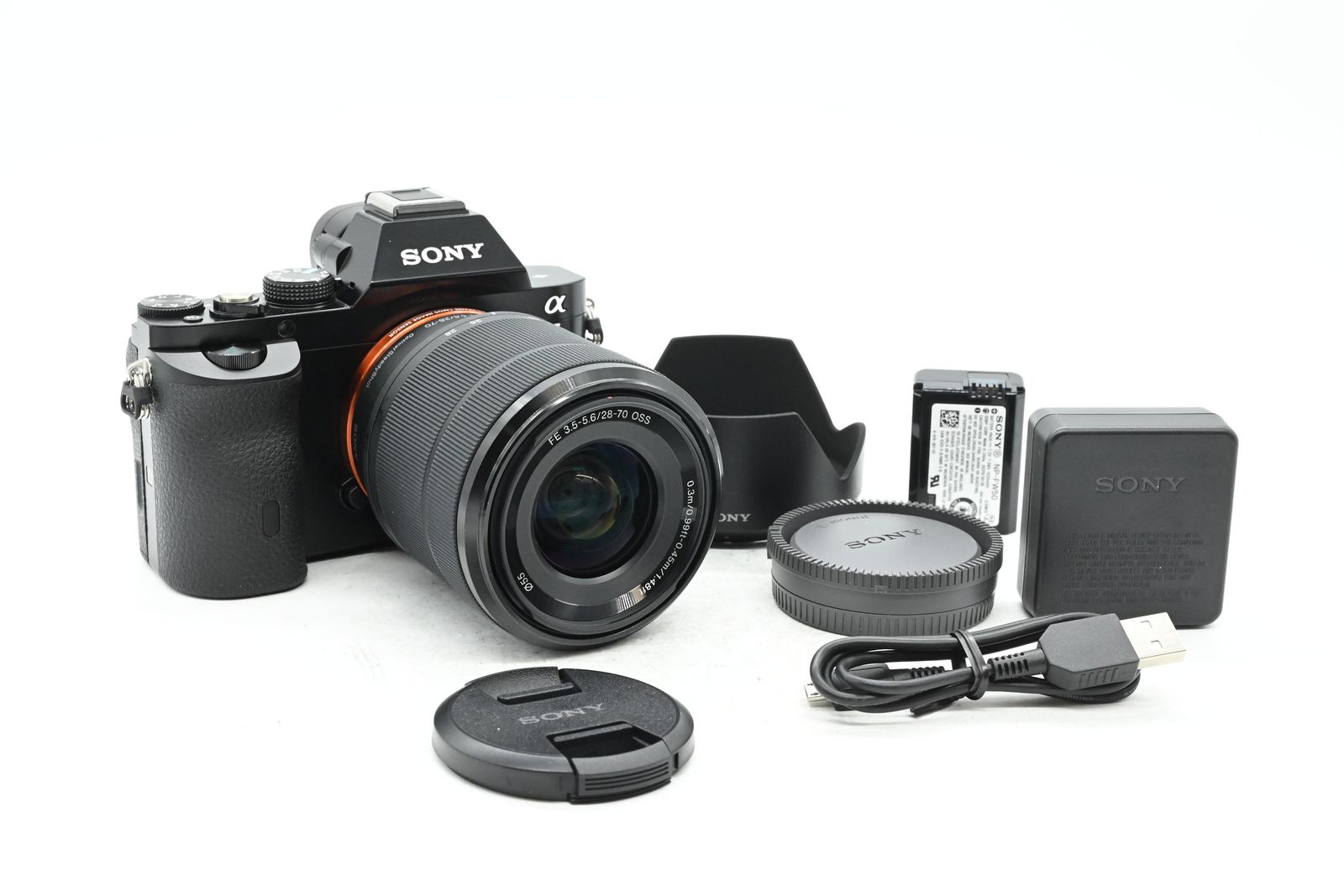 thumbnail-0 for Sony Alpha A7 24.3MP Full Frame Digital Camera Kit w/ 28-70mm Zoom Lens