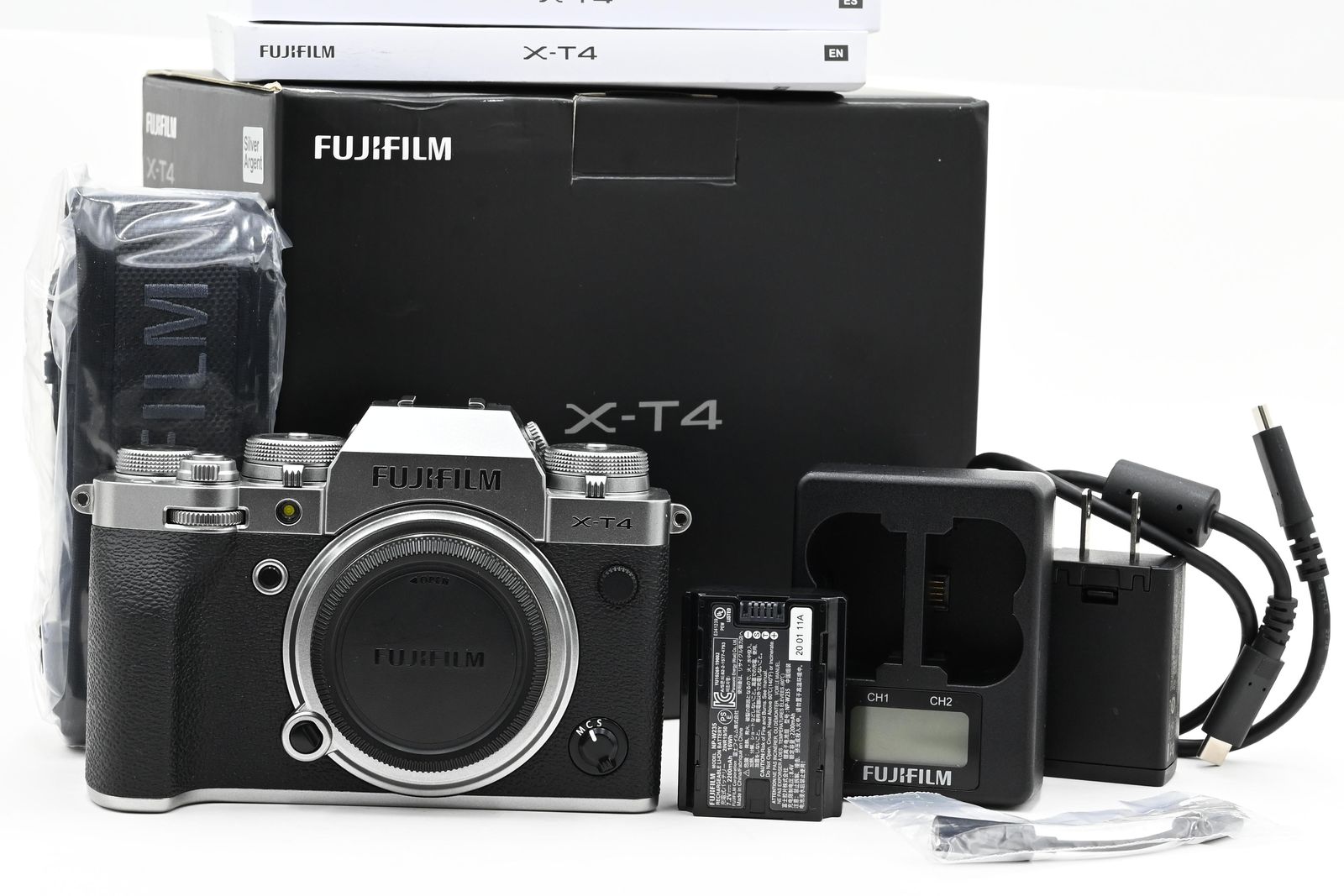 Fujifilm X-T4 Mirrorless 26.1MP Digital Camera Body Silver