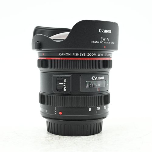 thumbnail-2 for Canon EF 8-15mm f4 Fisheye L USM Lens