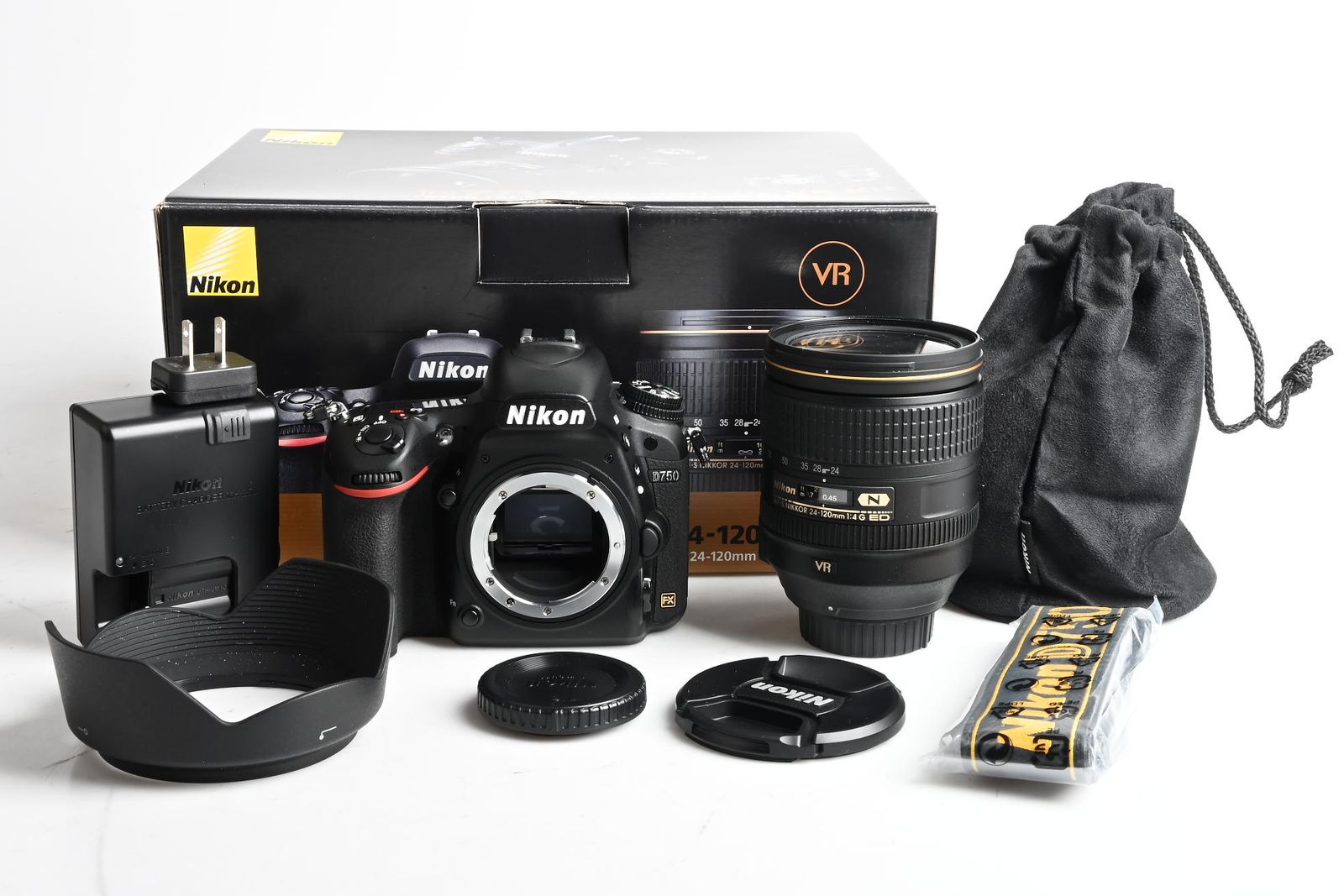 Nikon D750 24.3MP FX Digital Camera Kit w/ AF-S 24-120mm Zoom Lens