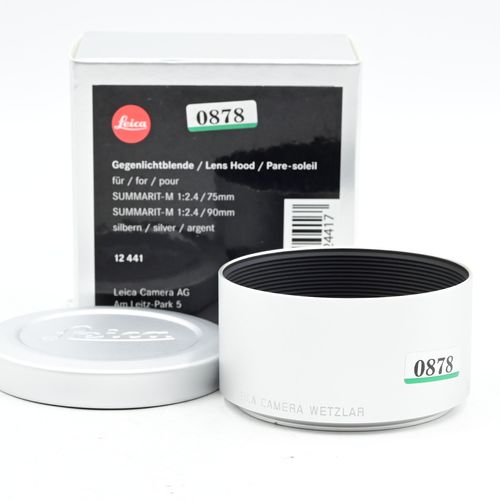 thumbnail-0 for Leica 12441 Lens Hood for 75/2.4, 90/2.4 Summarit-M Lens Silver