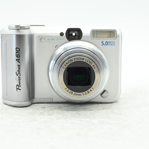 thumbnail-1 for Canon PowerShot A610 5MP Digital Camera w/4x Zoom Silver