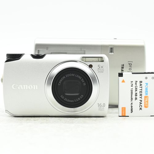 thumbnail-0 for Canon PowerShot A3300 IS 16MP Digital Camera w/5x Zoom Silver