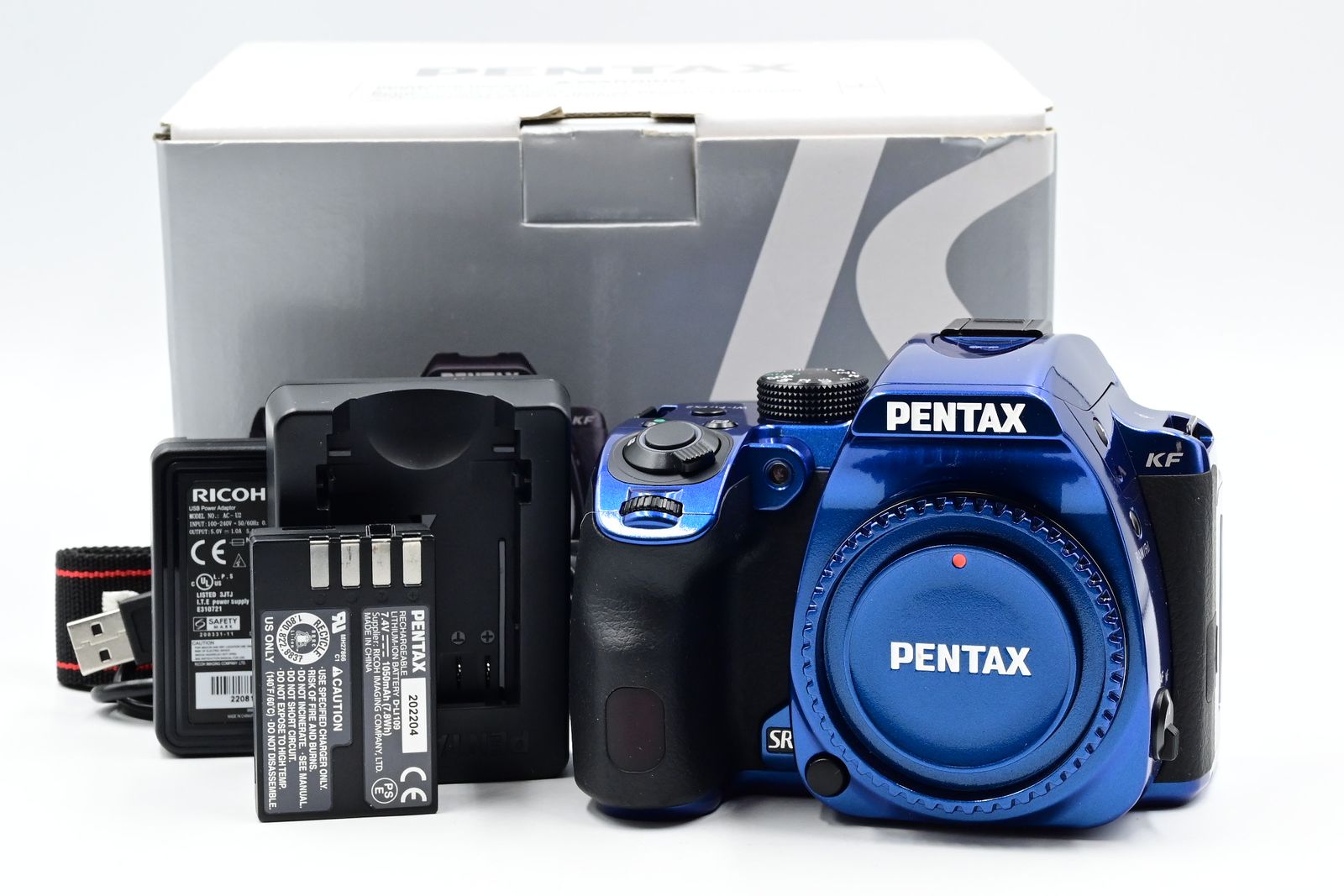 Pentax KF 24.24MP Digital SLR Camera Body Blue