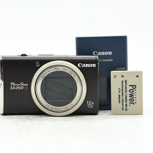 thumbnail-0 for Canon PowerShot SX200 IS 12.1MP Digital Camera w/12x Zoom