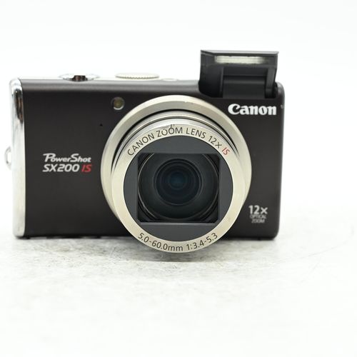 thumbnail-2 for Canon PowerShot SX200 IS 12.1MP Digital Camera w/12x Zoom