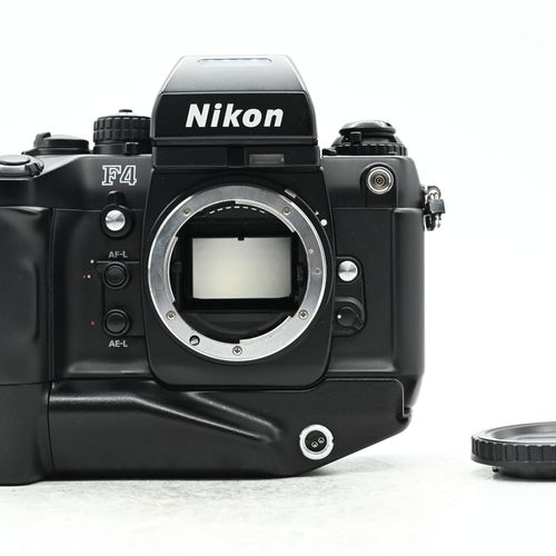 thumbnail-0 for Nikon F4s SLR Film Camera Body F4 w/MB-21