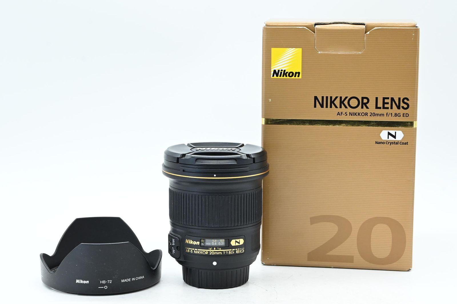 Nikon Nikkor AF-S 20mm f1.8 G ED Lens