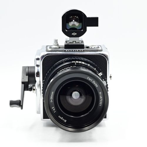 thumbnail-1 for Hasselblad SWC/M Chrome Medium Format Camera w/38mm Lens, Finder, A12 Back