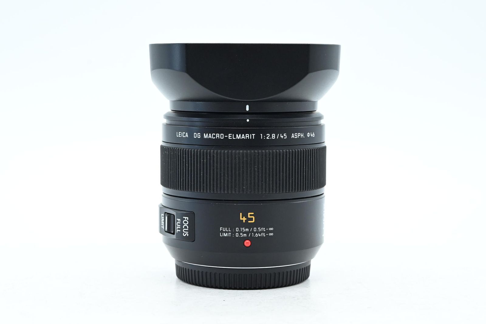 Panasonic Leica DG 45mm f2.8 Macro-Elmarit ASPH Mega OIS MFT Lens H-ES045