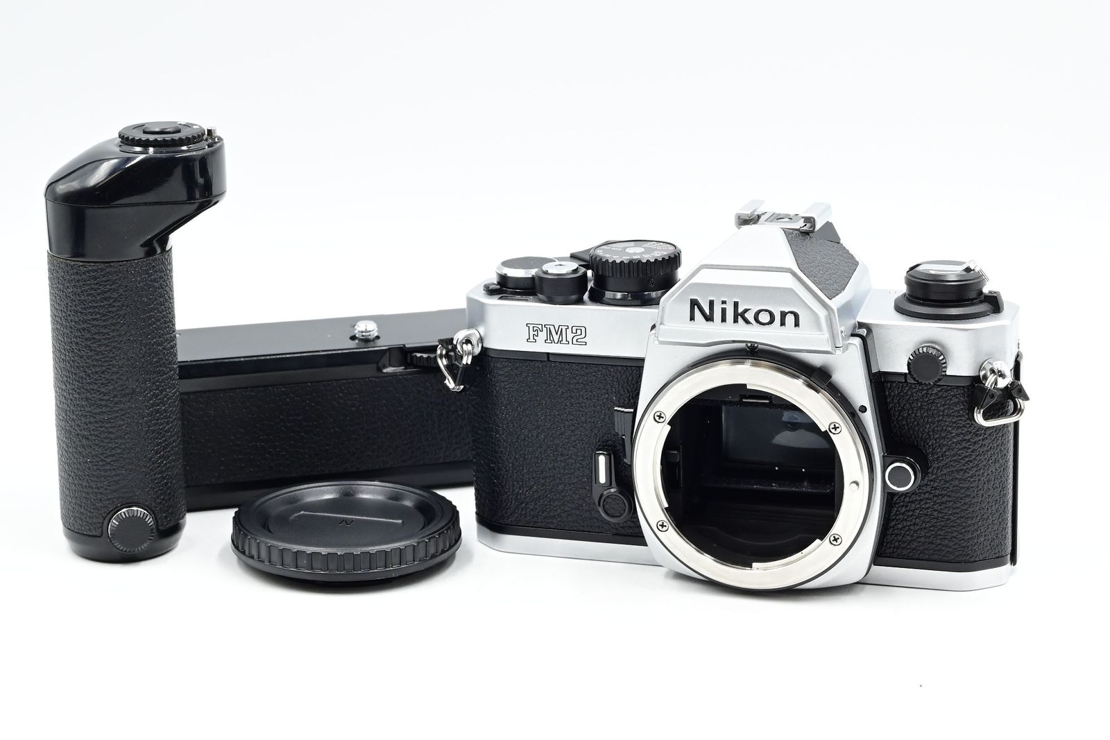 Nikon FM2N SLR Film Camera Body FM-2N Black w/MD 12