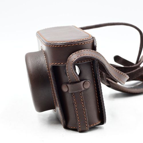 thumbnail-2 for Leica 18754 X2 Ever-Ready Case Brown Leather