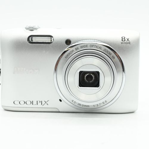 thumbnail-2 for Nikon Coolpix S3600 20.1MP Digital Camera w/8x Zoom Silver