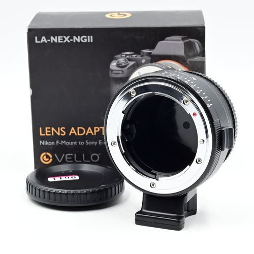 thumbnail-0 for Vello LA-NEX-NGII Lens Adapter - Nikon F-Mount Lens to Sony E-Mount Camera