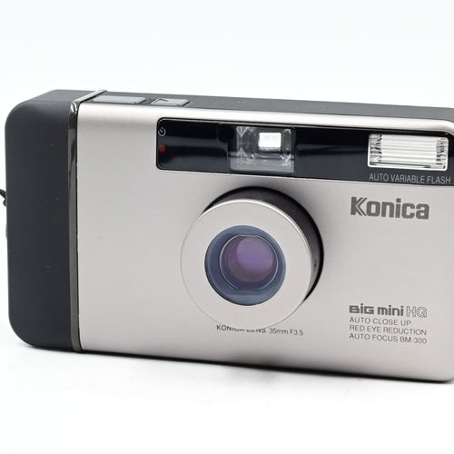 thumbnail-1 for Konica Big-Mini HG Point & Shoot Film Camera w/35mm f3.5 Lens