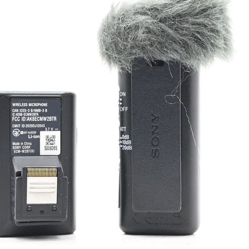 thumbnail-2 for Sony ECM-W2BT Camera-Mount Digital Bluetooth Wireless Microphone System