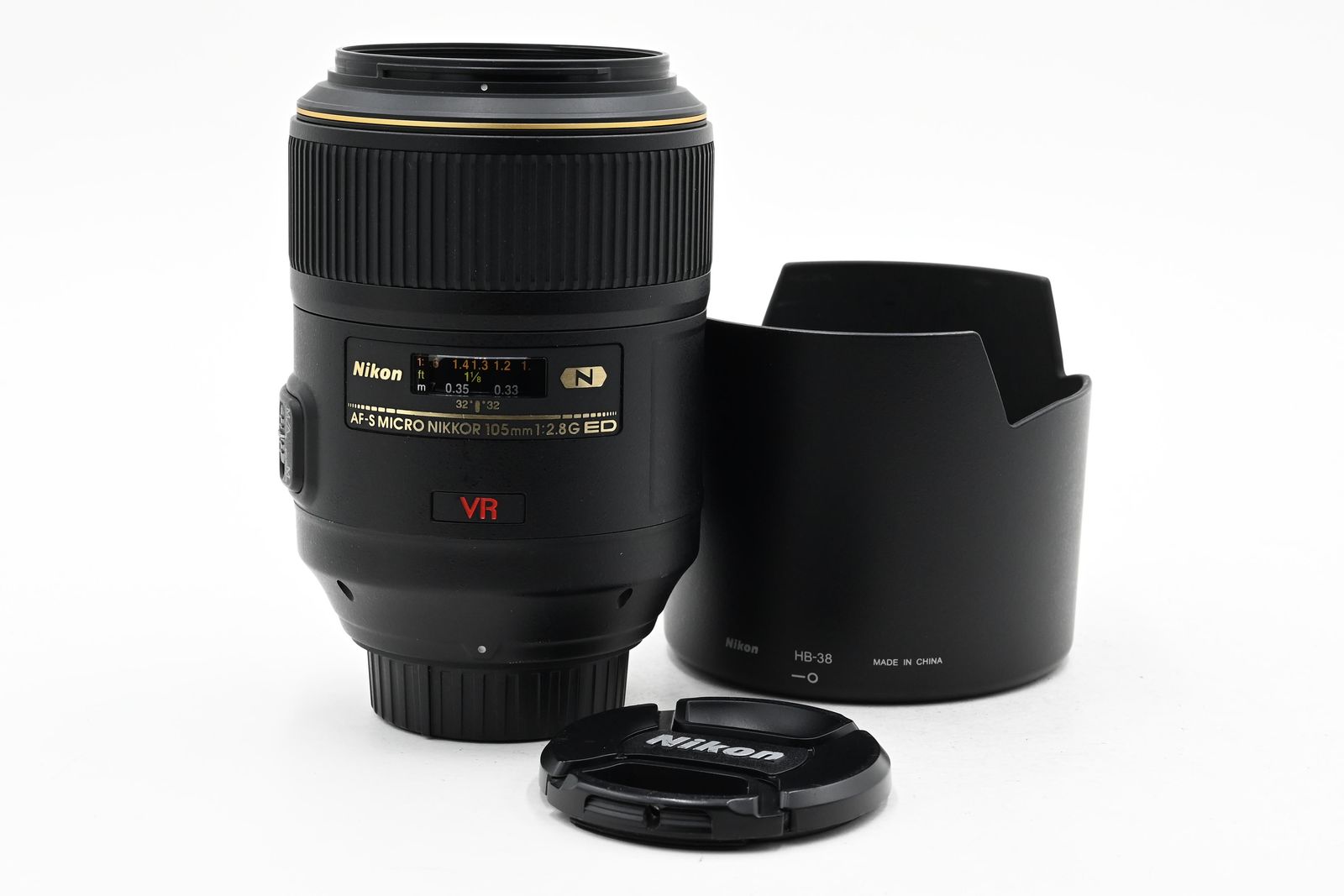 Nikon Nikkor AF-S 105mm f2.8 G VR Micro IF ED Lens AFS