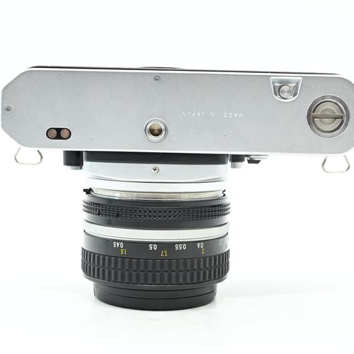 thumbnail-2 for Nikon EL2 SLR Film Camera Body Chrome W/ Nikkor AI 50mm f1.4 Lens