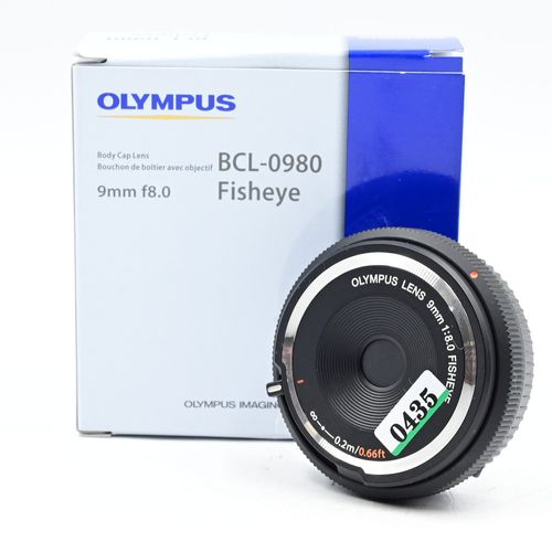 thumbnail-0 for Olympus 9mm f8 Fisheye Body Cap Lens for Micro 4/3