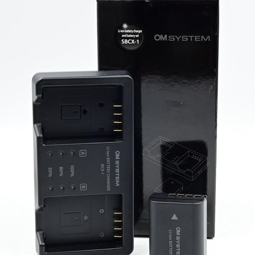 thumbnail-0 for OM System SBCX-1 Lithium-Ion Battery and Charger Set