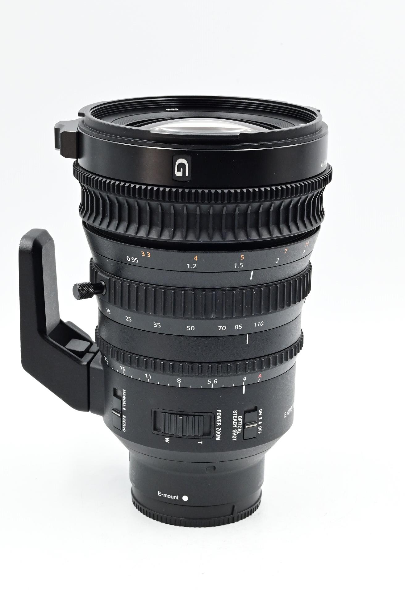 Sony E PZ 18-110mm f4 G OSS Lens SELP18110G