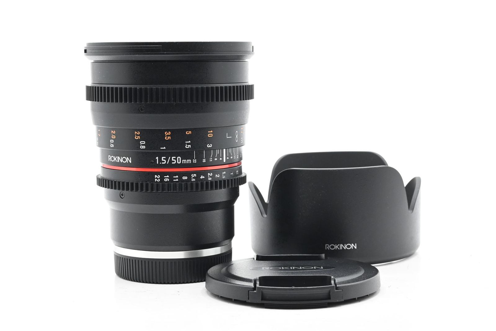 Rokinon 50mm T1.5 AS UMC Cine DS Lens Sony E Mount