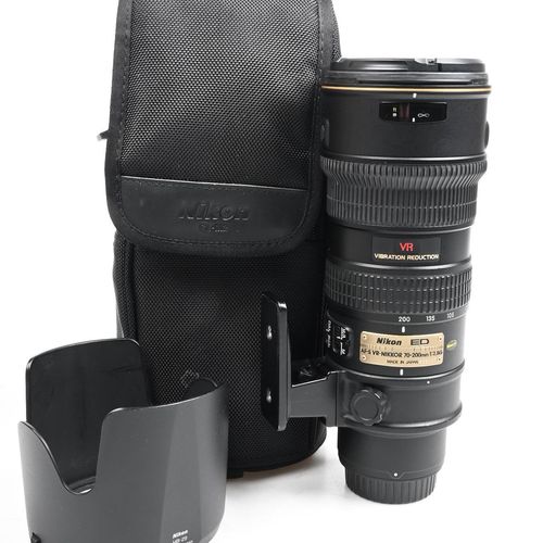 thumbnail-0 for Nikon Nikkor AF-S 70-200mm f2.8 G ED VR IF Lens AFS w/Unbranded Tripod Foot